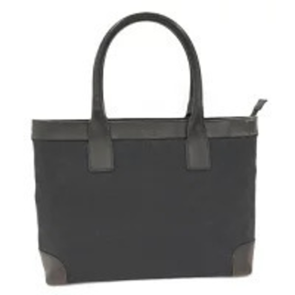 Gucci Tote Bag GG Canvas Leather Black
